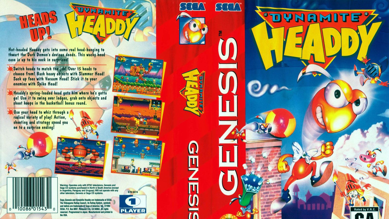 Dynamite Headdy (Genesis)