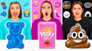 24 Часа Едим Еду Одного Цвета Челлендж # Смешные Cитуации от Fun Challenge