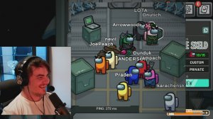 Maddyson - играет в Among Us #1 (12.08.26)
