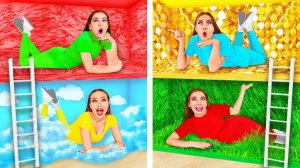 Секретные Домики под Кроватью # Четыре Цвета Челлендж от Fun Challenge