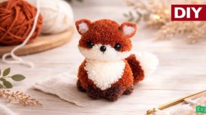 Я превратила пряжу в Милого Пушистого Лисенка🦊✨ Показываю весь процесс | DIY