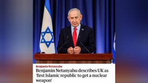 ‼️🇮🇱🇬🇧 Нетаньяху назвал Великобританию «Исламской республикой Британии»

▪️Во время интервью
