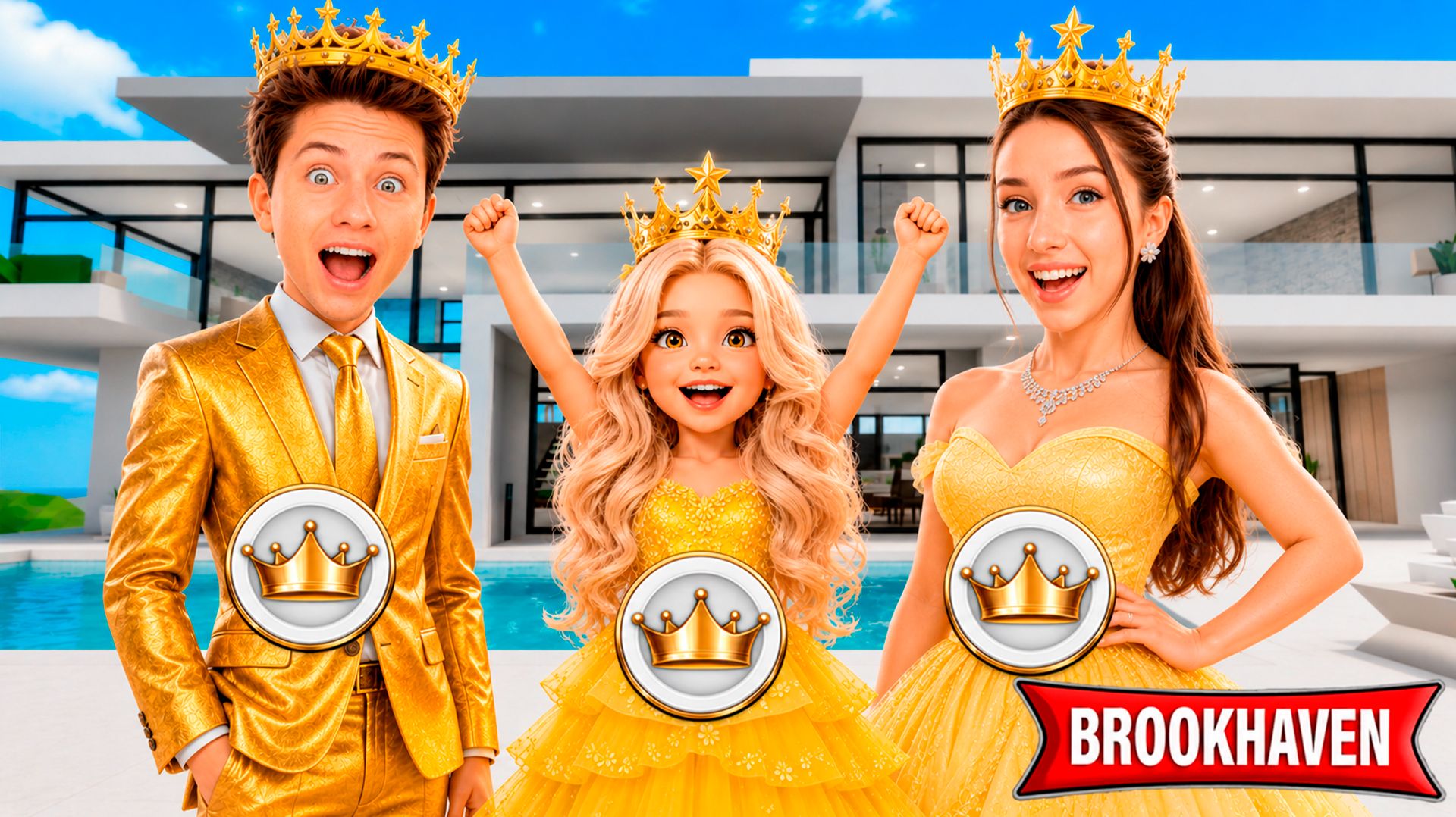 Мы создали свою РЕАЛИСТИЧНУЮ VIP-СЕМЬЮ... в Brookhaven RP! 🏡