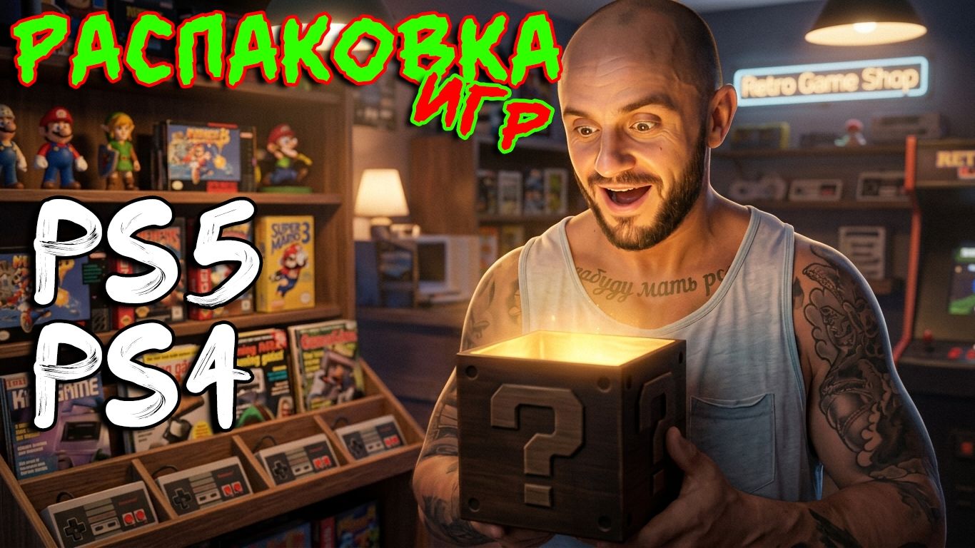 ИГРЫ НА PS4 - PS5 / PLAYSTATION - 4 / PLAYSTATION - 5 / РАСПАКОВКА / МОЯ КОЛЛЕКЦИЯ