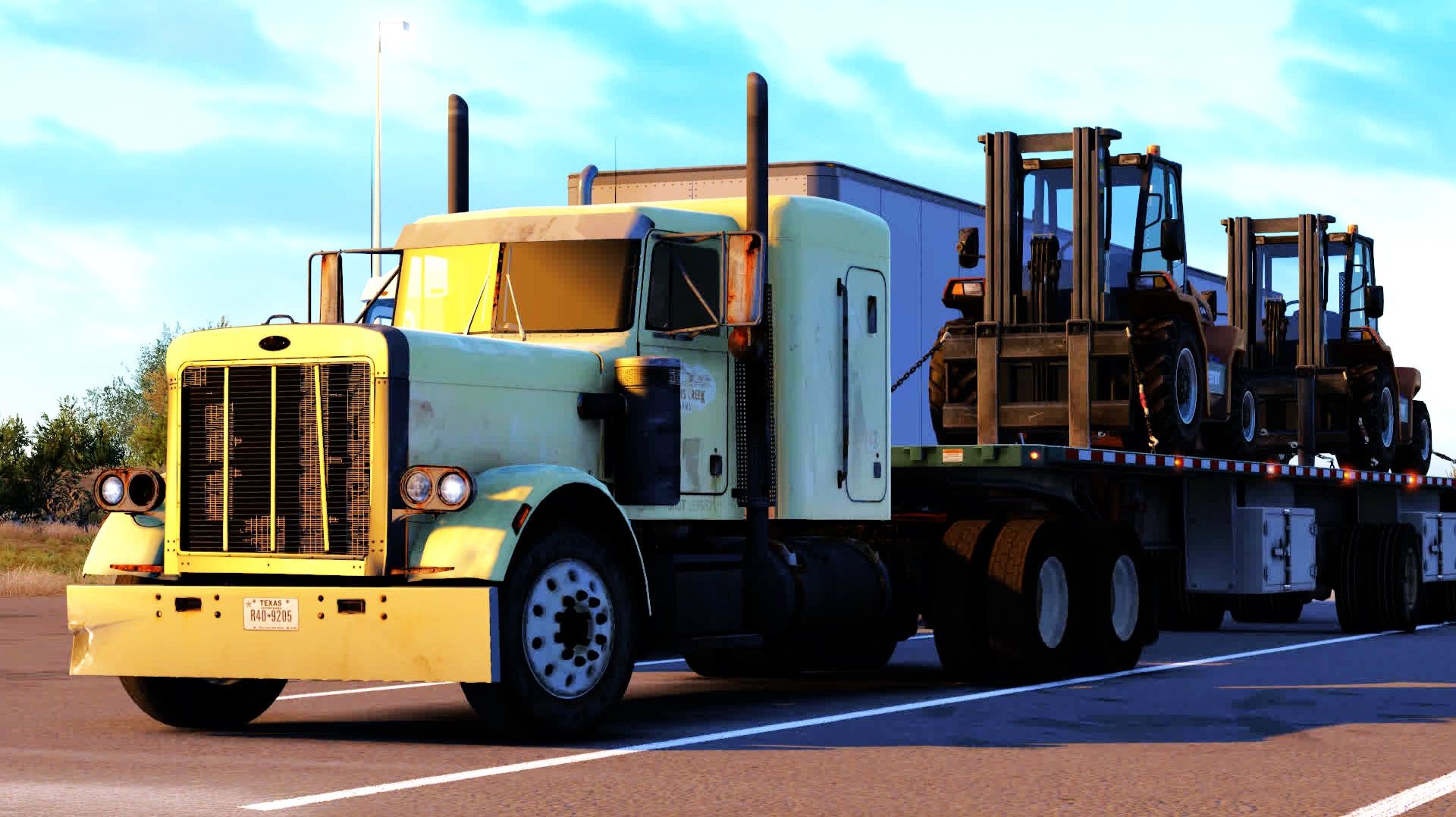 727 / ATS 1.60 / Peterbilt 359 / Впереди Солт-Лейк-Сити.