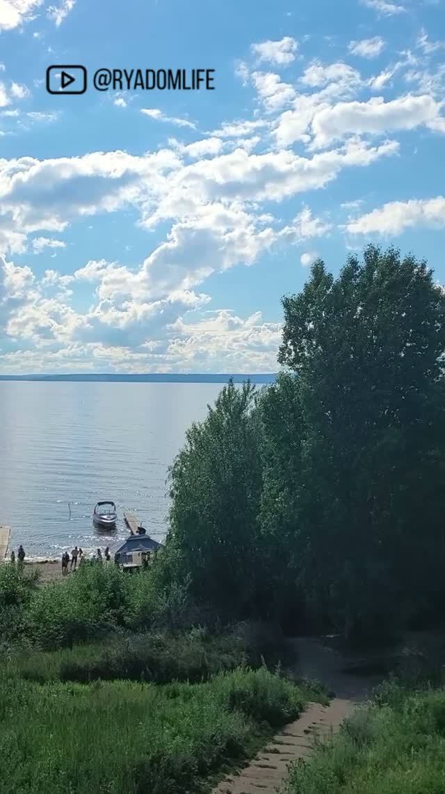 Под замком Гарибальди есть пляж? Показываю, какой он #ЗамокГарибальди #Хрящевка #Волга