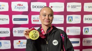 На Чемпионате Европы в Хорватии российские гимнастки завоевали золото и серебро.