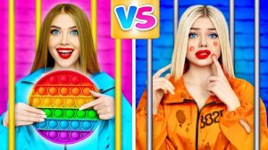 ПОПУЛЯРНАЯ vs НЕПОПУЛЯРНАЯ ЗАКЛЮЧЕННАЯ _ 7 Забавных Ситуаций в Тюрьме