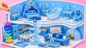 💙❄️Создайте идеальный ледяной дворец Эльзы с секретной спальней принцессы #Миниатюрный дом свои