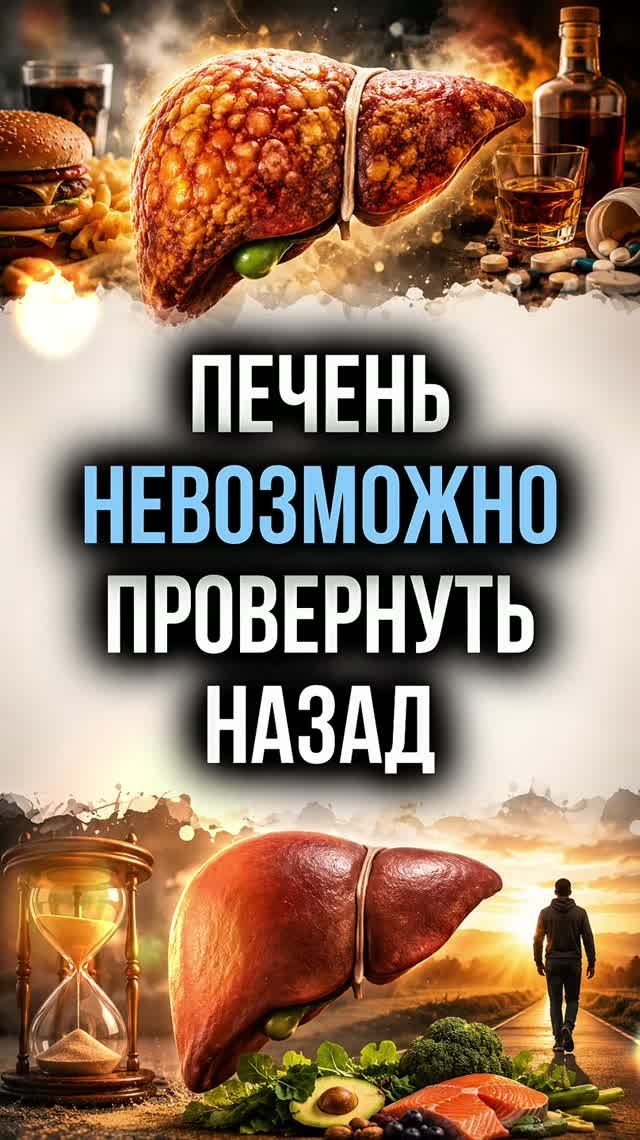 Печень невозможно провернуть назад