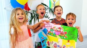 Диана и Рома на Дне рождения Никиты