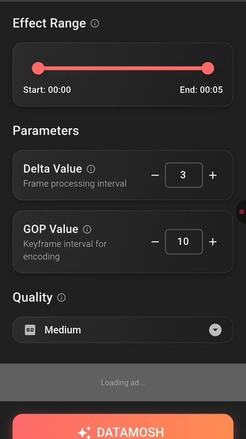 тутор на Datamosh