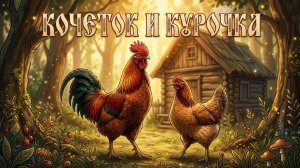 Кочеток и курочка. Сказка. Оформление нейросети