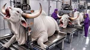 Внутри крупнейшей фабрики по производству бычьих рогов Белого Брахмана  Производство роскошных сумок