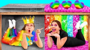 Секретный Домик Под Кроватью # Богатая vs Бедная Смешные Моменты от Fun Challenge