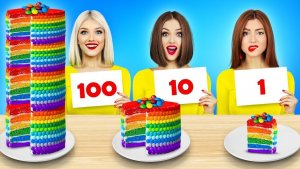 УКРАШАЕМ 100 СЛОЕВ ЕДЫ ЧЕЛЛЕНДЖ _ Эпичный баттл с Десертами и Снеками 24 часа