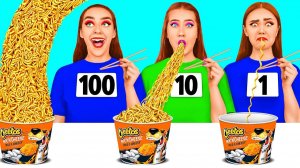 100 Слоев Еды Челлендж # Смешные Ситуации с Едой от Fun Challenge