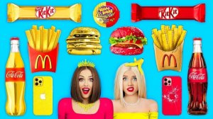 ДОРОГАЯ vs ДЕШЕВАЯ ЕДА ЧЕЛЛЕНДЖ _ Веселое поедание Дорогих и Обычных снеков целый день