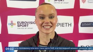 Гимнастка Мельникова рассказала, что было для нее самым трудным на чемпионате Европы.