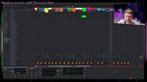 Making music with Racoon San