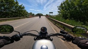 Воскресный прохват на Harley-Davidson Sportster 1200 и Honda VRX400 Roadster