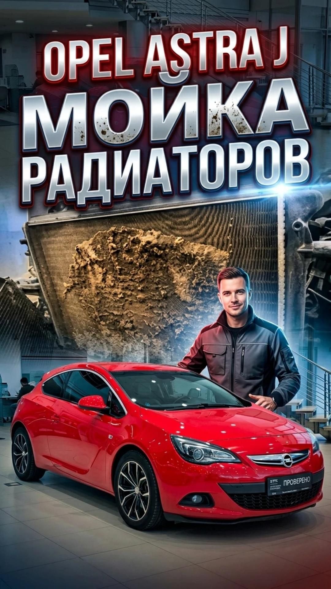 Забитый радиатор охлаждения 😬 - Opel Astra J