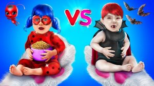 Вампир vs Леди Баг! Мы спасли бездомного щенка! Лайфхаки для владельцев животных