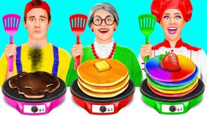 Кулинарный Челлендж# Я против Бабушки # Кулинарная битва с Секретными Гаджетами Fun Challenge