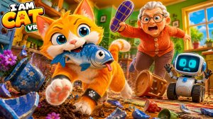 КОТ И БАБКА! ЦЕЛЫЙ ЧАС БЕЗУМНЫХ ПРИКЛЮЧЕНИЙ | I Am Cat VR