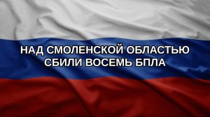 Над Смоленской областью сбили восемь БПЛА