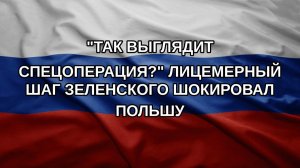 «Так выглядит спецоперация?» Лицемерный шаг Зеленского шокировал Польшу