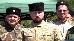 Посетил военно-полевые сборы Кубанского казачьего войска