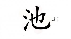 13 池 (chí) пруд; водоём; озерко / pond, pool; reservoir