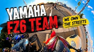 YAMAHA FZ6 Гонки на ямаха фз6 Воробьевы горы