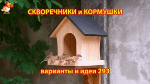 Скворечники и кормушки своими руками для птиц (293) 🪚🪛🔨 Идеи для дачи и сада пошагово ❣️