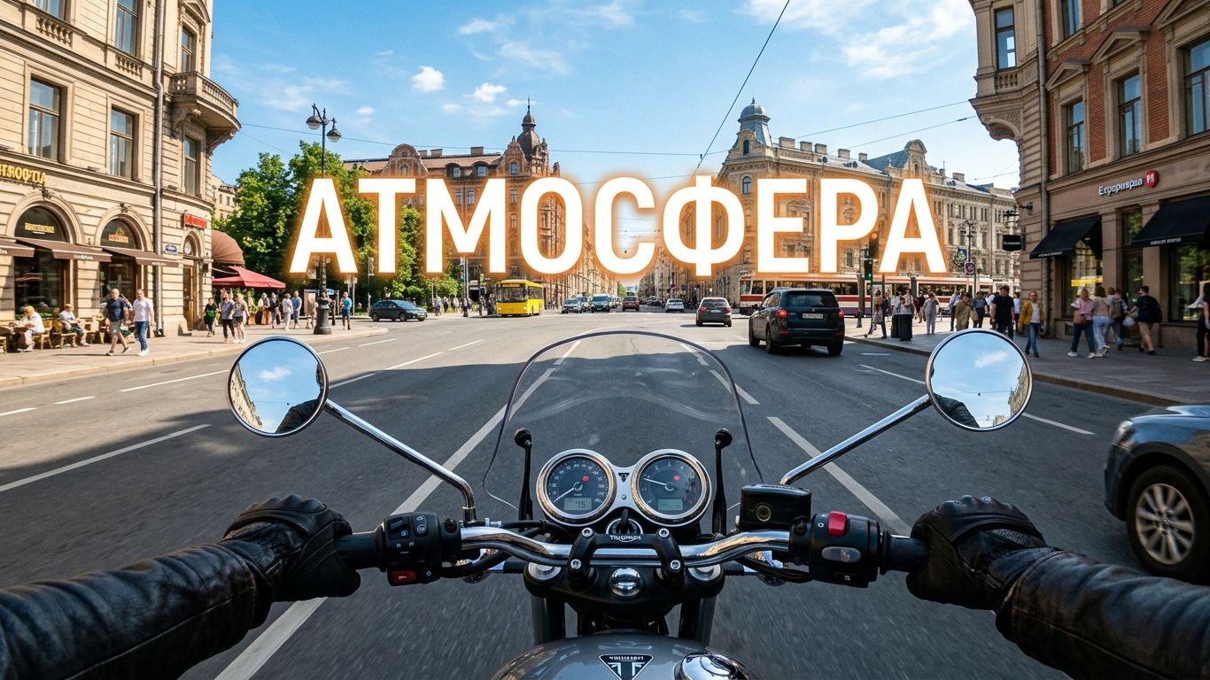 🏙️ АТМОСФЕРА ГОРОДА: Эстетика дневной езды на Harley Davidson | Релакс и ASMR звук мотора 🏍️