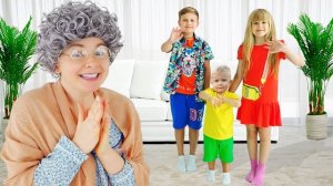 День с бабулей и дедулей ♥️ мульт для детей