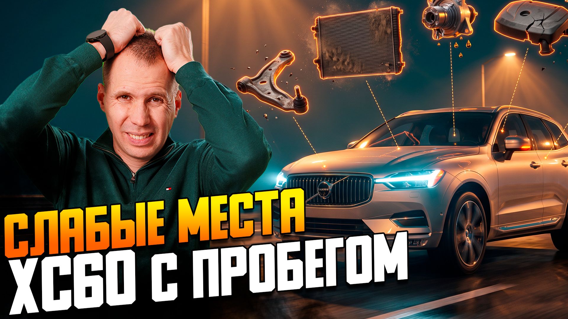 Обзор ВОЛЬВО XC60 БУ с пробегом // 127 000 км на личном авто / Болячки и ремонт