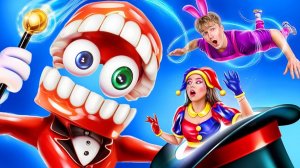 Мы ЗАСТРЯЛИ здесь НАВСЕГДА! Суперсемейка против The Amazing Digital Circus!