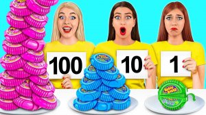 100 Слоев еды Челлендж-1