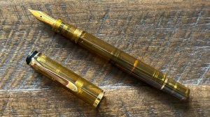 Перьевая ручка Pelikan M200 Cognac с пером F (Special Edition 2014)