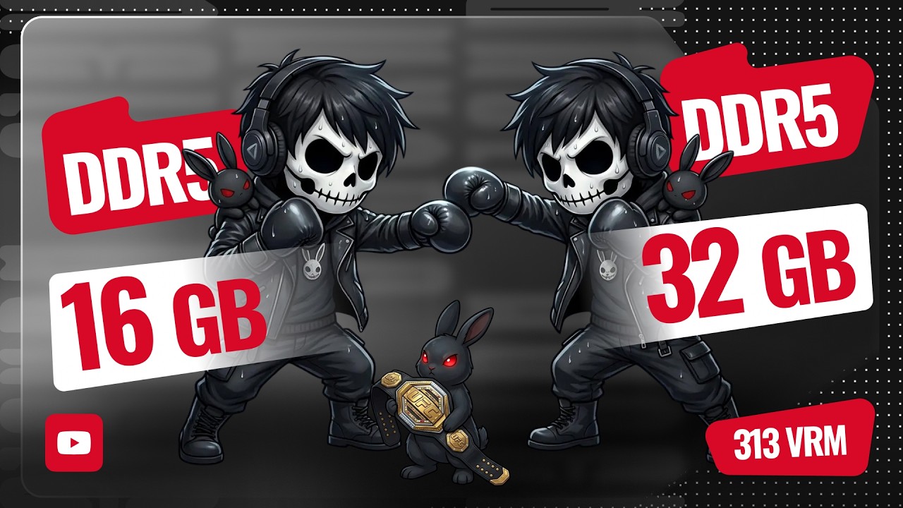 ХВАТИТ ЛИ 16gb DDR5??? 16gb Vs 32gb DDR5