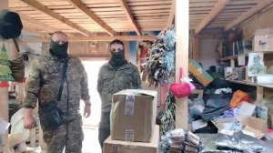 Передали парням миномётчикам «костюм тройка», «стройку», влажные полотенца. 🫡