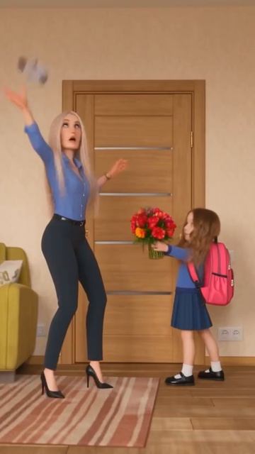 Сборы в школу у всех такие сумашедшие? #school #kids