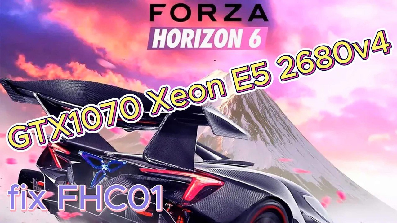 Тест Forza Horizon 6 GTX1070 Xeon E5 2680v4