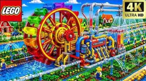 Как собрать ГИГАНТСКИЙ водяной насос из деталей LEGO