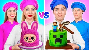 Кулинарный Челлендж_ Мальчики VS Девочки _ Забавные Кухонные Лайфхаки от Multi DO