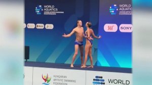 Синхронисты Алина Румянцева и Захар Трофимов выиграли золото на юниорском первенстве мира.