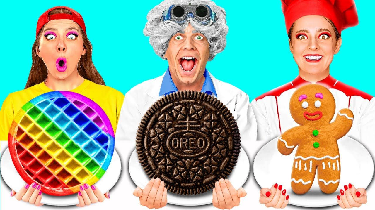 Кулинарный Челлендж# Я Против Дедушки # Кухонные Лайфхаки и Хитрости Fun Challenge