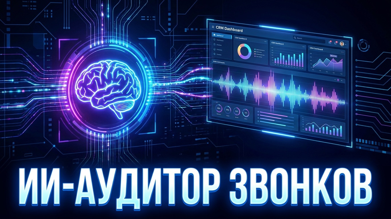 ИИ слушает звонки и находит ошибки менеджеров (amoCRM + N8n)